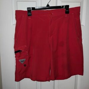Columbia Red Cargo Men's Shorts